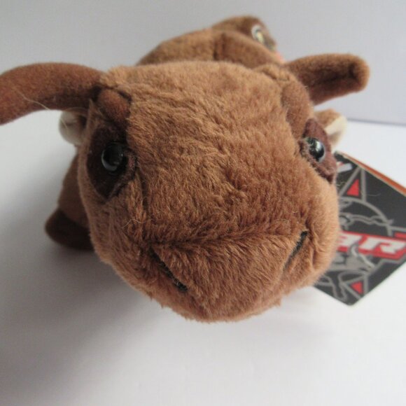 Troubador PBR Professional Rodeo Bull Riding Stuffed Plush Brown Bull 10" NWT - Picture 3 of 16
